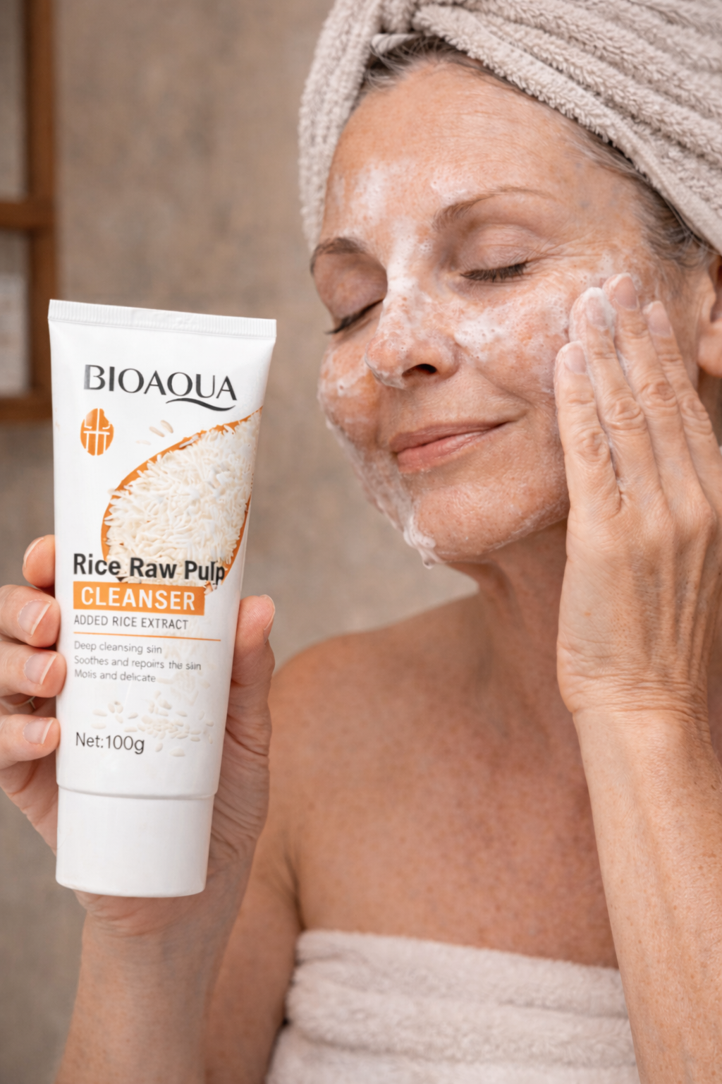 KIT FACIAL DE ARROZ BIOAQUA